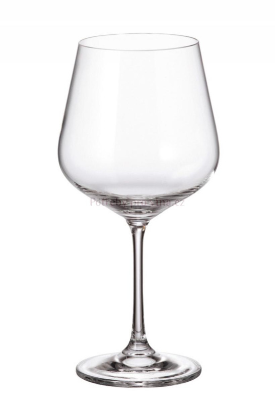 Pohár na víno 600ml červené 6ks STRIX