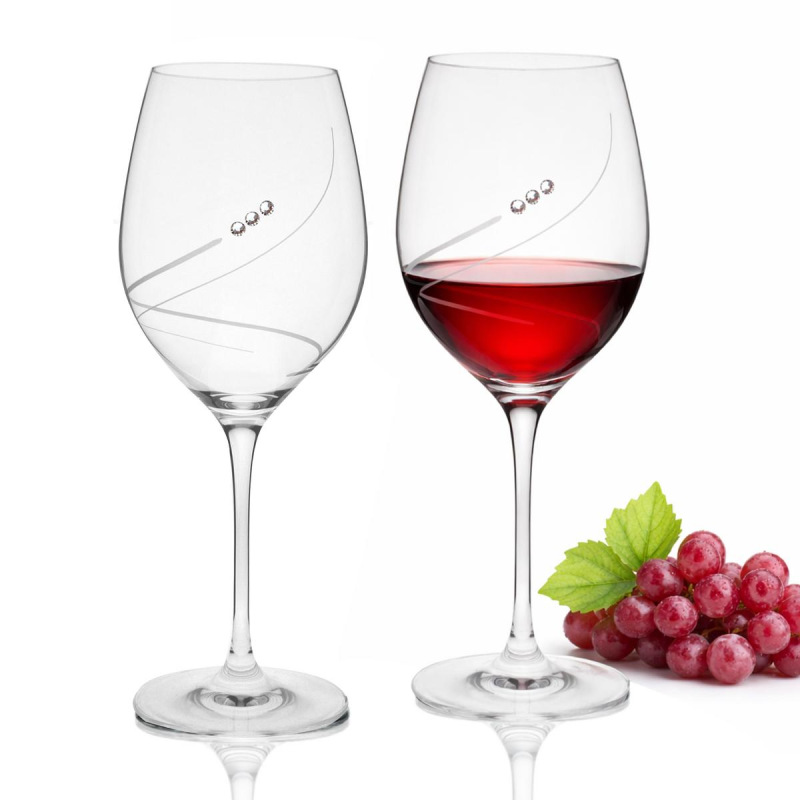 Pohár na víno 470ml biele, sada 4ks CRYSTALS