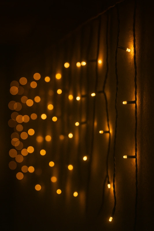 Vianočné LED cencúle 360 LED teplá biela – 12 m, vonkajšie/vnútorné 1