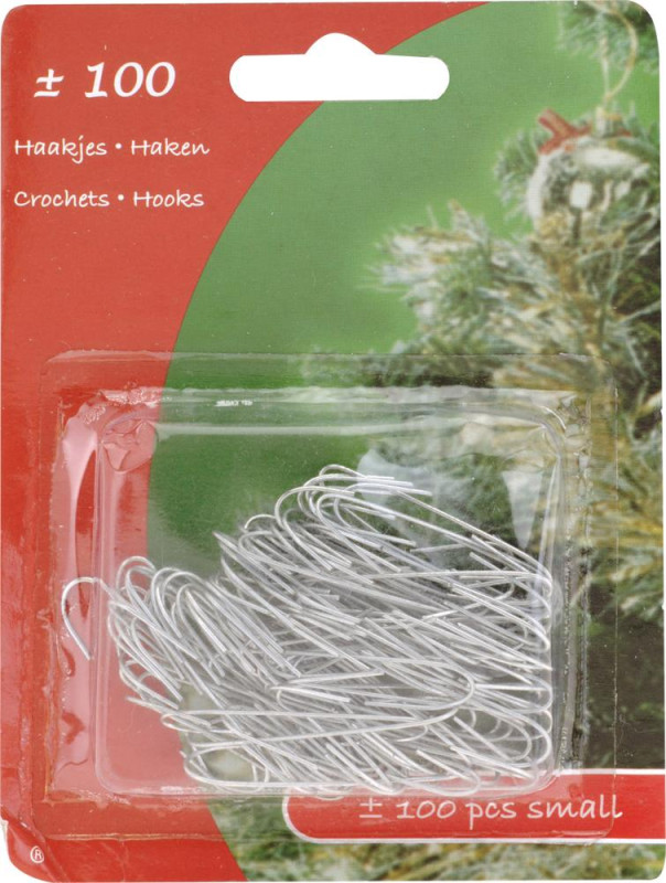 Háčiky vianočné na stromček 100 ks