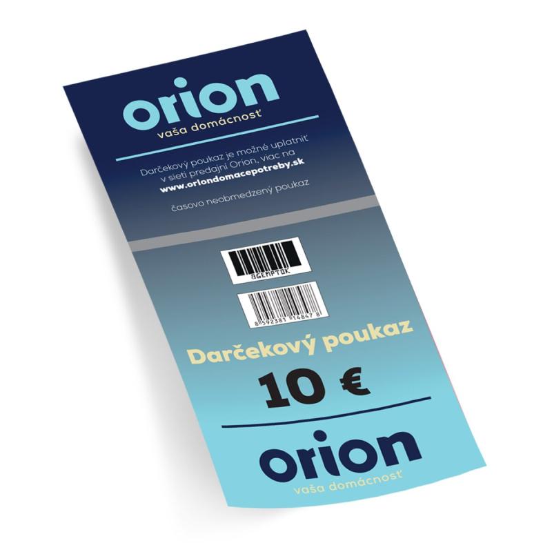 Darčekový poukaz Orion 10 EUR