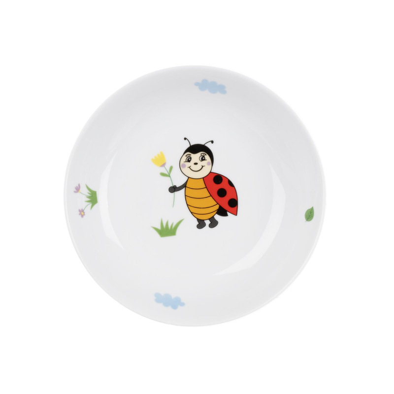 Hlboký detský tanier LIENKA pr. 19 cm