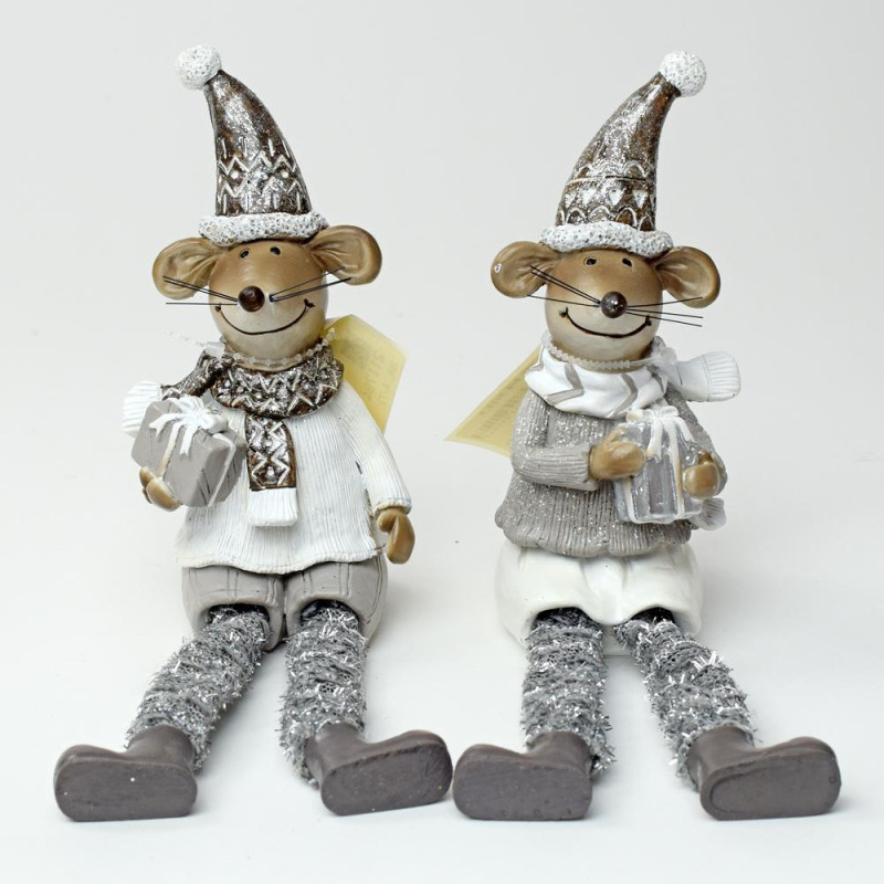 Postavička myš 8x6,5x15,5 cm mix