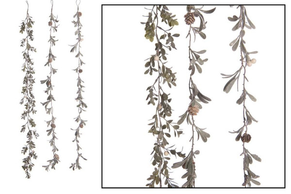 Girlanda 106cm zelená mix