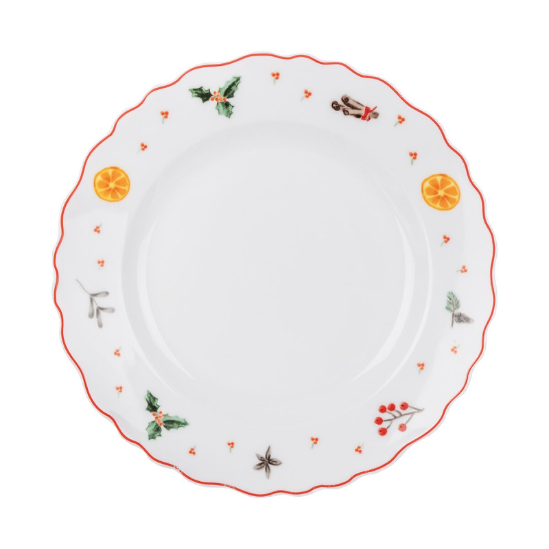Plytký tanier VÔNA VIANOC pr. 24,5 cm