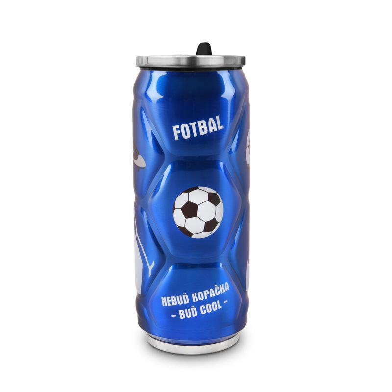 Termoska plechovka futbal 0,5 l
