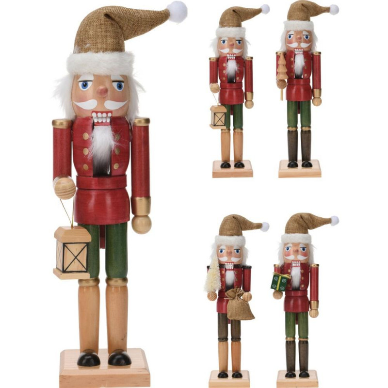 Postavička luskáčik/vojačik 38 cm drevo mix