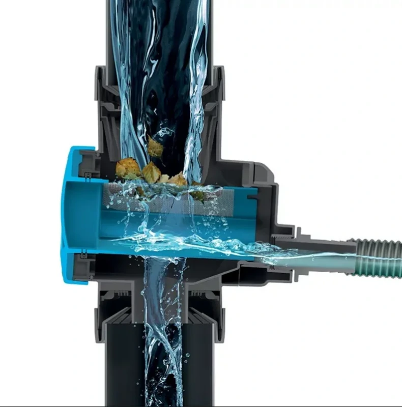 Zberač dažďovej vody RAIN COLLECTOR – na odkvap Ø 68–110 mm, sivý 3