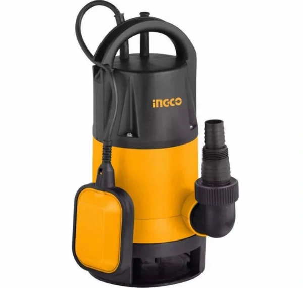 Kalové čerpadlo INGCO SPD7508 750 W – 217 l/min, hĺbka 7 m, plavák, 1" 4