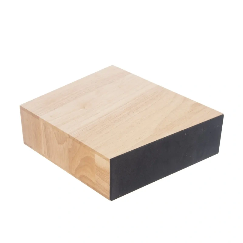 Stojan na nože z gumovníkového dreva – 23,5×7×23 cm 3