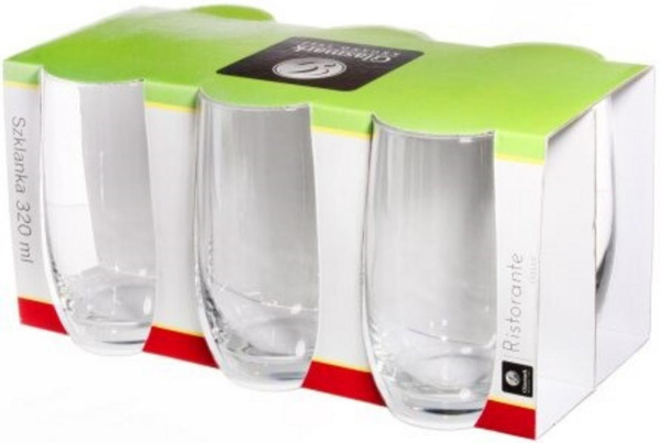 Pohár na vodu 400 ml, balenie 6ks