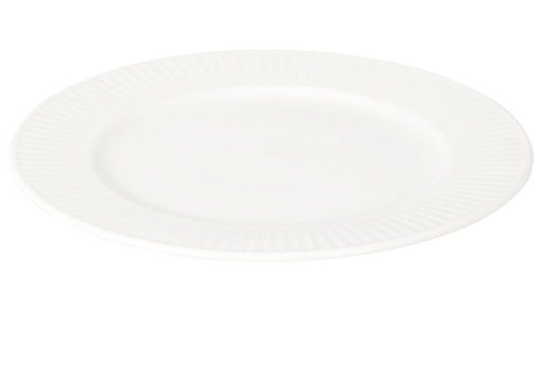 Tanier plytký dezertný 20 cm porcelán biely SIAKI