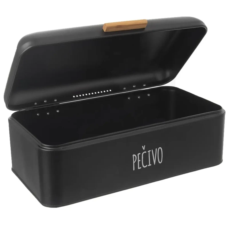 Chlebník Pečivo BLACK 42x24x16,5 cm 1