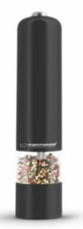 Mlynček na korenie elektrický čierny MALABAR KLC