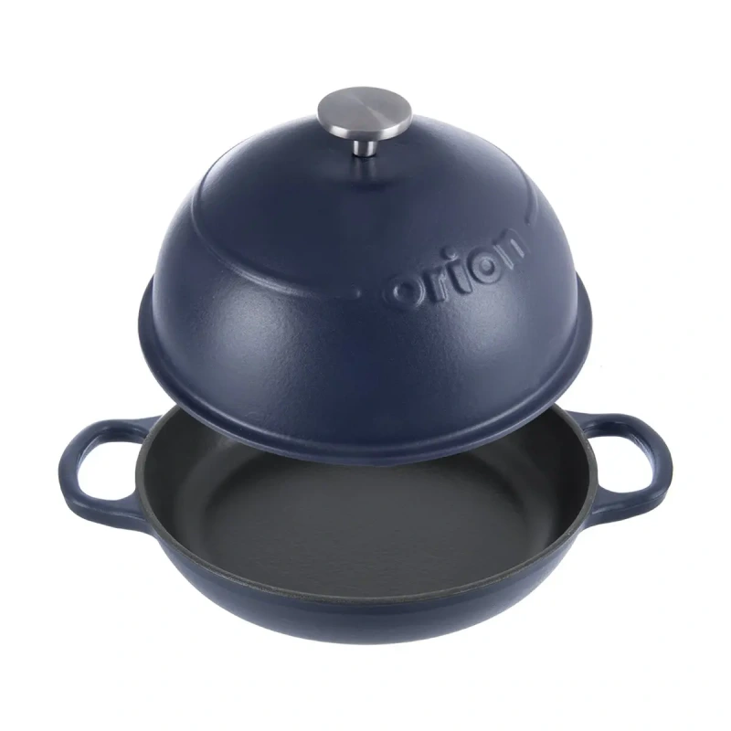 Smaltovaná liatinová forma s pokrievkou Ø 26 cm – indukcia, rúra, gril 2