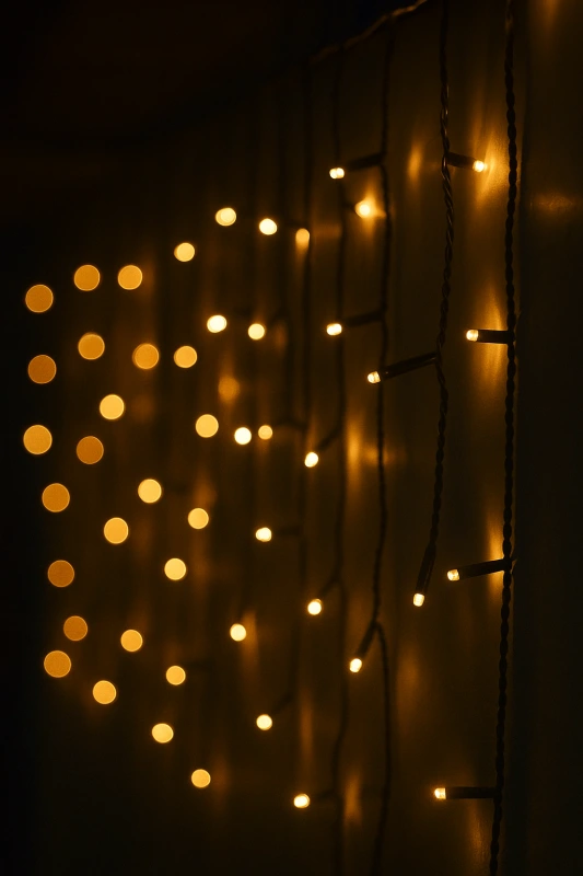 Vianočné LED cencúle 180 LED teplá biela – 6 m, vonkajšie/vnútorné 1