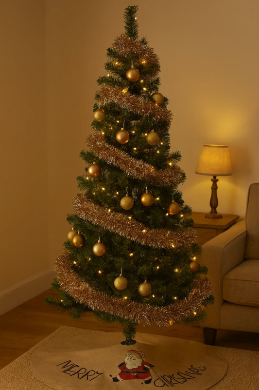 Girlanda 200 cm hnedá 1