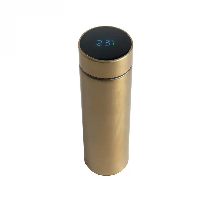 Termoska 0,45 l s digitálnym teplomerom, mix farieb 2