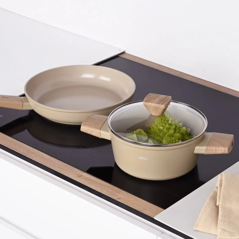 Hlboká keramická panvica ECRINA 26 cm – ILAG XERADUR, bez PFAS, indukcia 6