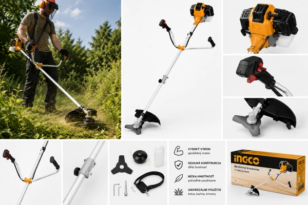 Benzínový krovinorez RIWALL PRO RPB 510 52 cm³ 2