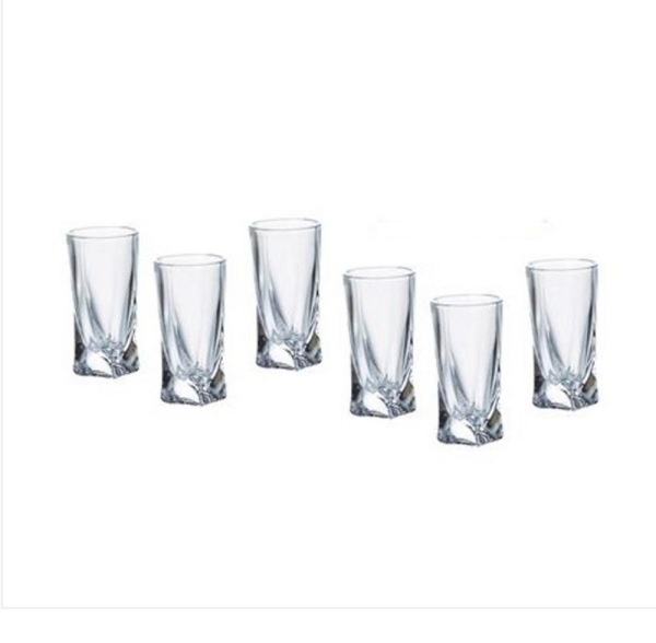 Pohár 50ml štamprlík 6ks sklo BOHEMIA