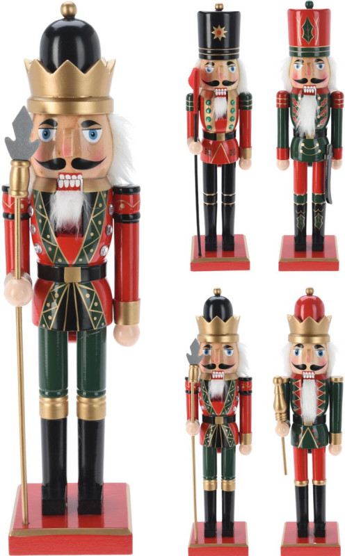 Postavička luskáčik/vojačik 15 cm drevo mix