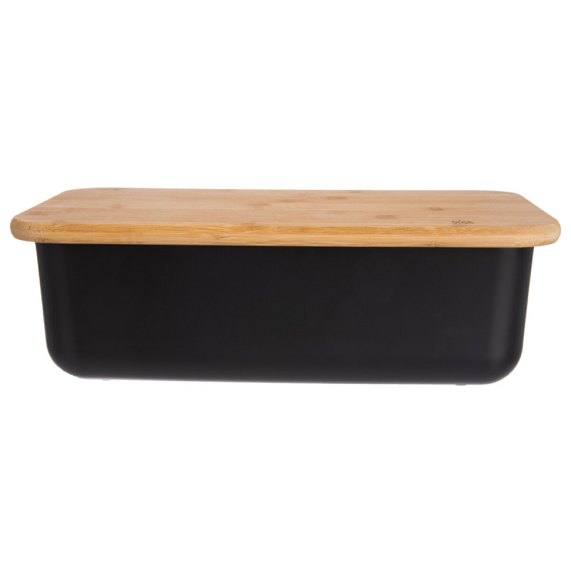 Chlebník BLACK 40x23x13 cm
