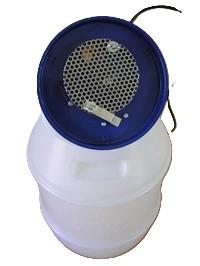 Elektrický šrotovník 1,2 kW 50 l – 4 sitá, výkon 30–200 kg/h 4