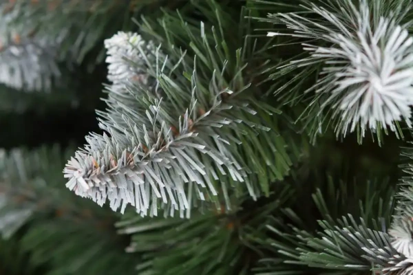 Vianočný stromček Diamantová borovica 180 cm – zasnežený, plastový stojan 3