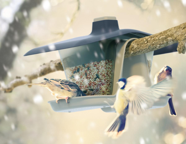 Krmítko pre vtáky UH 28x17 antracit