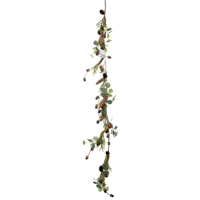 Girlanda vianočná čečina+zeleň 135x10x5cm