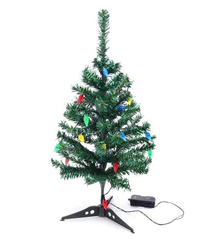 Stromček vianočný 50cm umelý s LED osvetlením