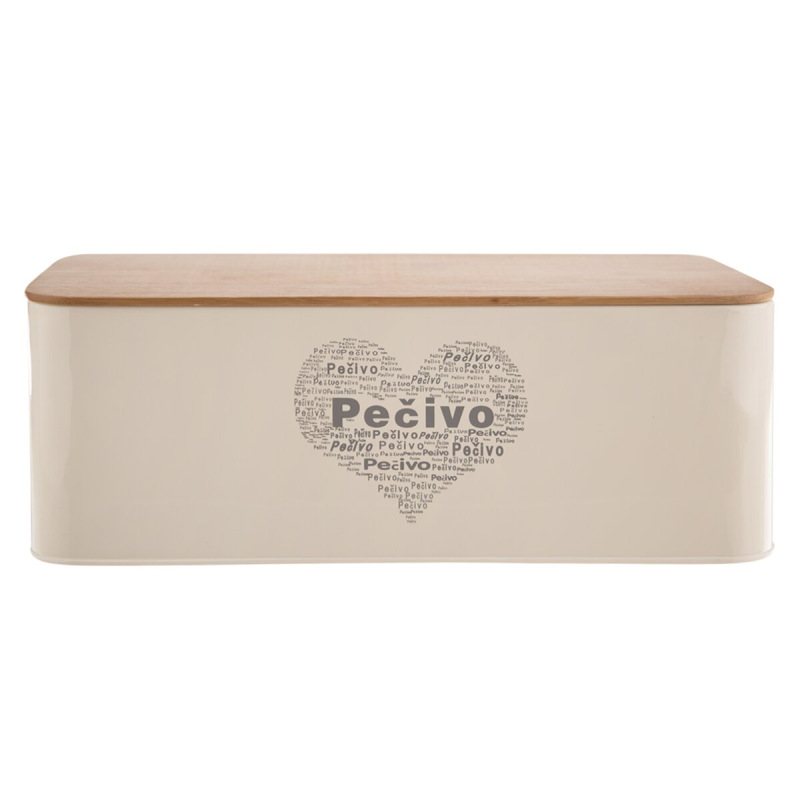 Chlebník Pečivo SRDCE 42x22,5x16 cm