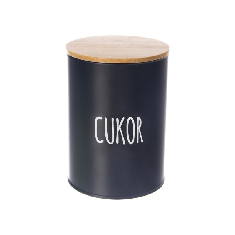 Dóza Cukor BLACK pr. 11 cm