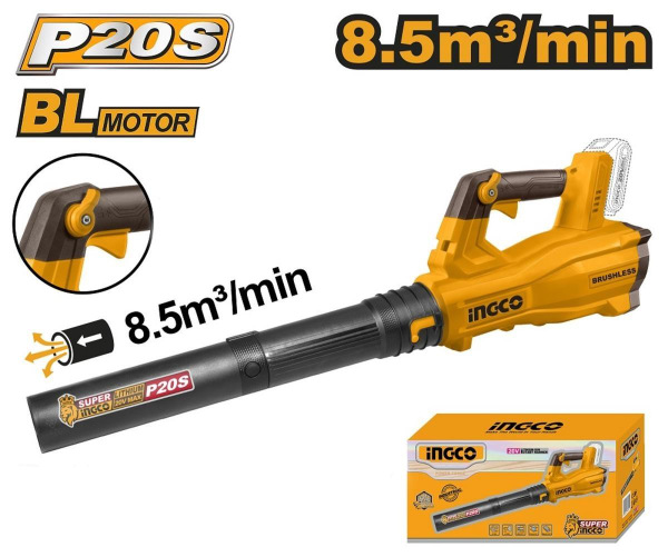 Fukár záhradný CABLI20428 INGCO AKU 20V P20S INDUSTRIAL bez akumulátora a nab.