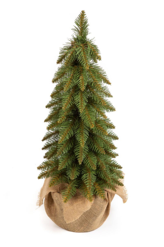 Stromček vianočný smrek 65 cm v jute