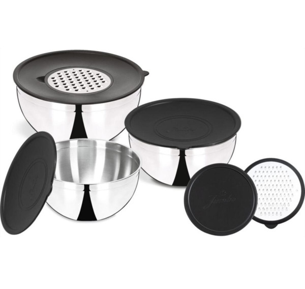 Miska s vrchnákom a strúhadlom nerez 9d sada KLC