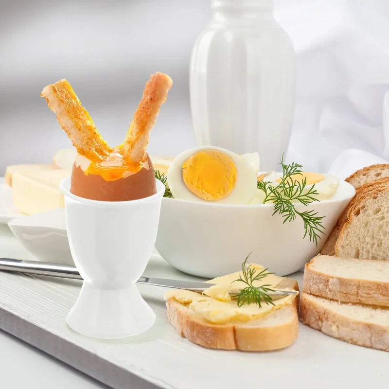 Stojan na vajíčko MONA – elegantný biely porcelánový stojan 3