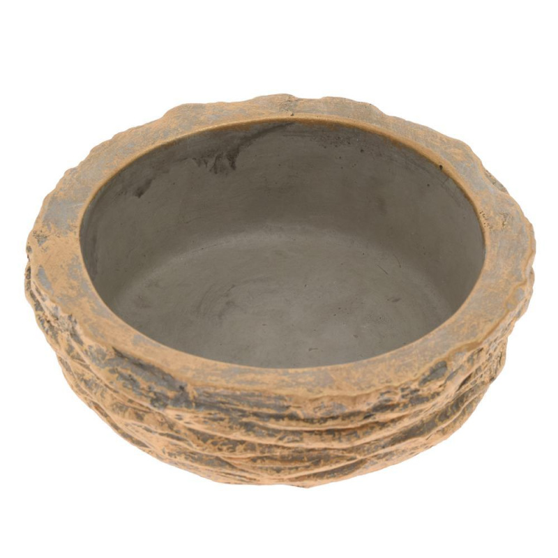 Obal kruh cement 20,5 cm sivá+zlatá
