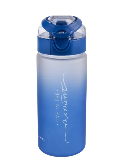 Fľaša tritán uzáver Saga modrá 0,5 l