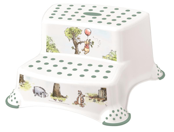 Dvojschodík detský UH protišmykový WINNIE MACKO PÚ biely