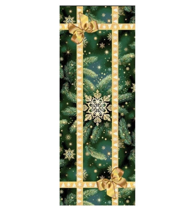 Obrus gobelínový, Vianoce DARČEKOVÉ VIANOCE, 45x140cm