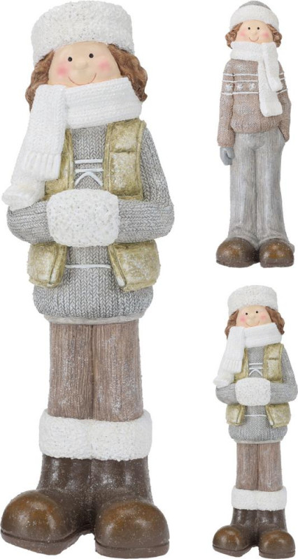 Postavička dieťa 10x7x26 cm mix