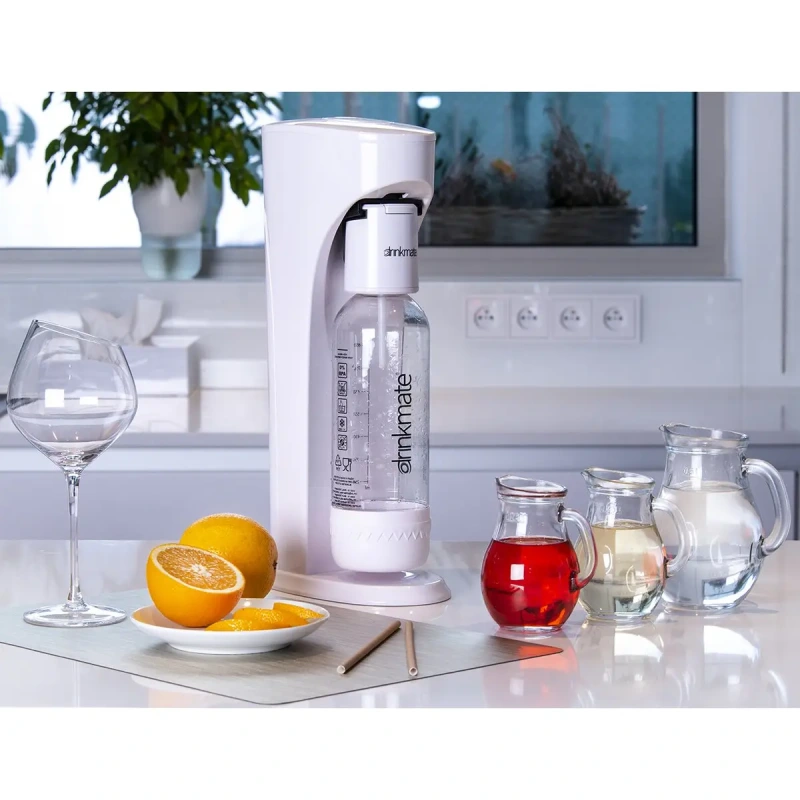 Výrobník sýtených nápojov DrinkMate AquaDream biely | Domáca sódovka 1,1 l 5
