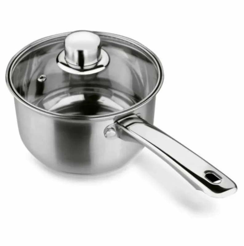Sada nerezových hrncov BAHAMA II 8 dielna – 14, 16, 20 cm + rajnica 12 cm, indukcia 3