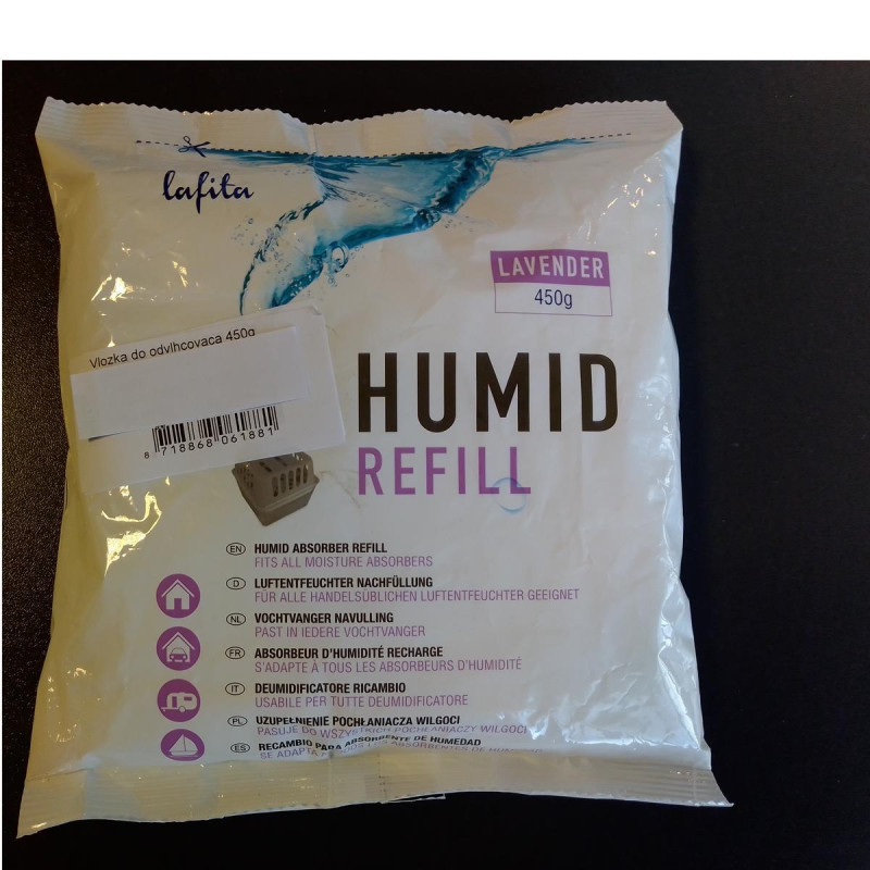 Vlozka do odvlhcovaca 450g LEVANDULA KLC