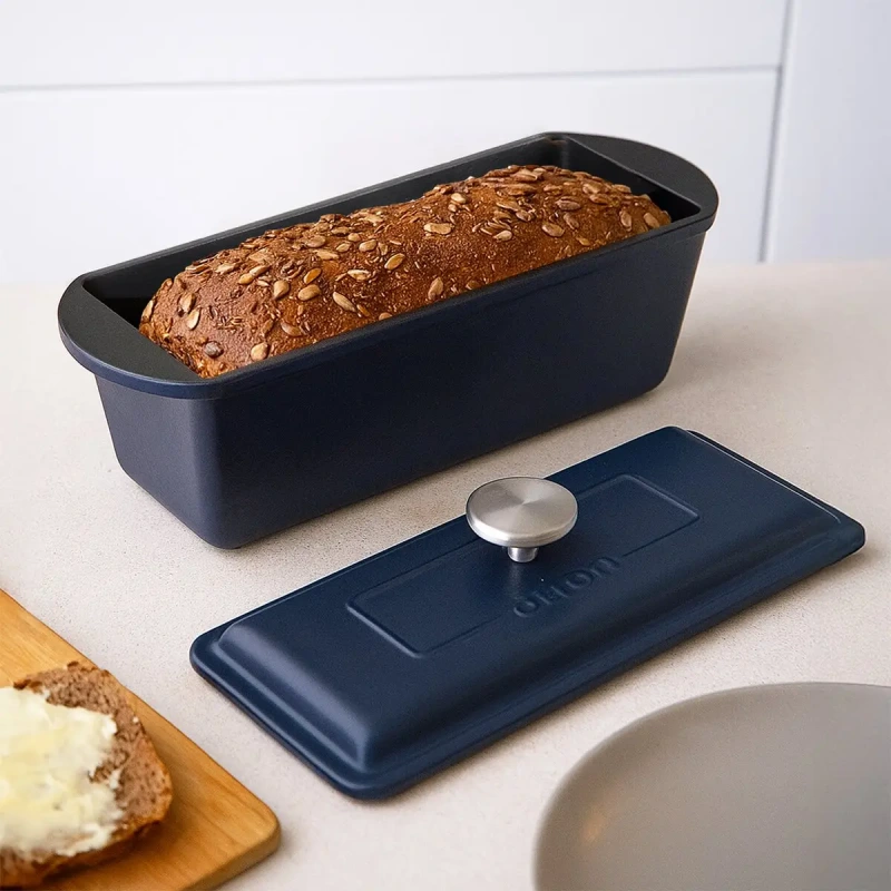 Smaltovaná liatinová forma s pokrievkou 35 × 14 × 16 cm – na chlieb a lasagne 1