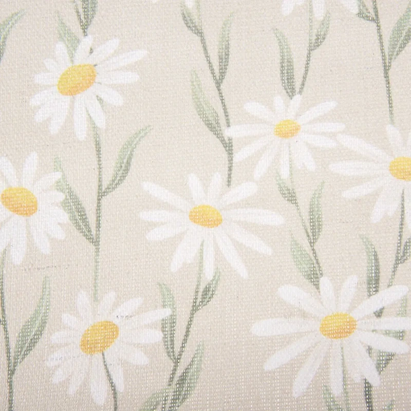 Behúň na stôl 300 × 28 cm / kvety / polyester a bavlna / mix dekorov 3