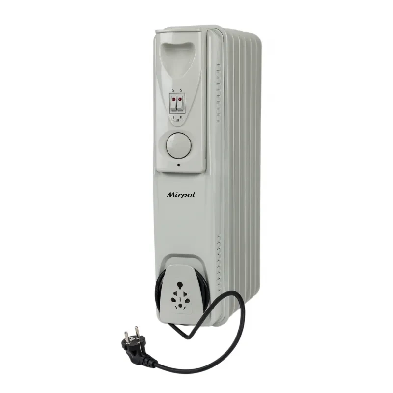 Elektrický olejový radiátor HH-1001 1500 W – 7 rebier, 3 stupne, termostat 7