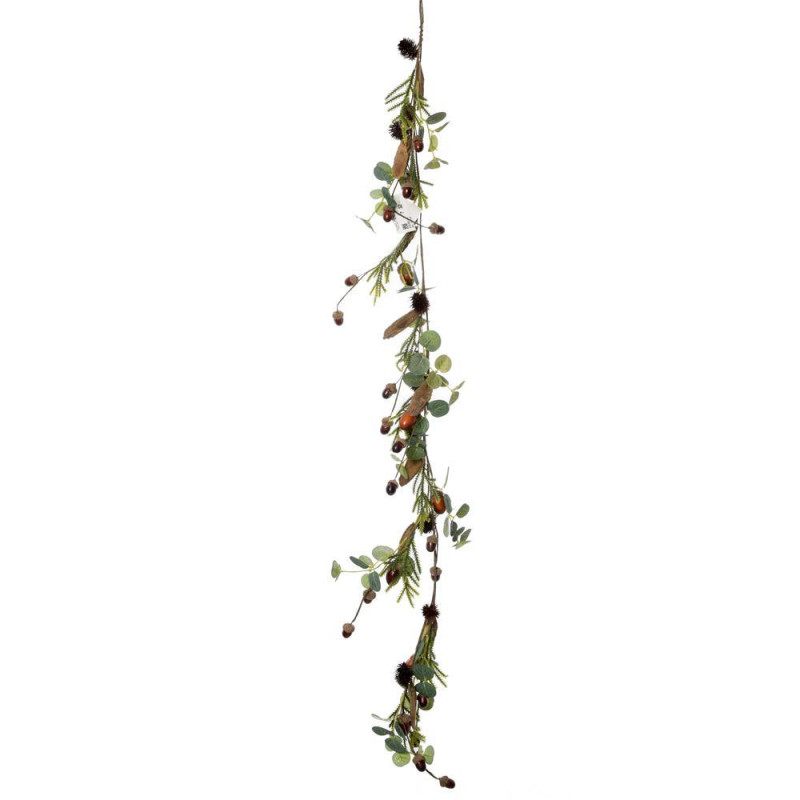 Girlanda vianočná čečina+zeleň 135x10x5cm